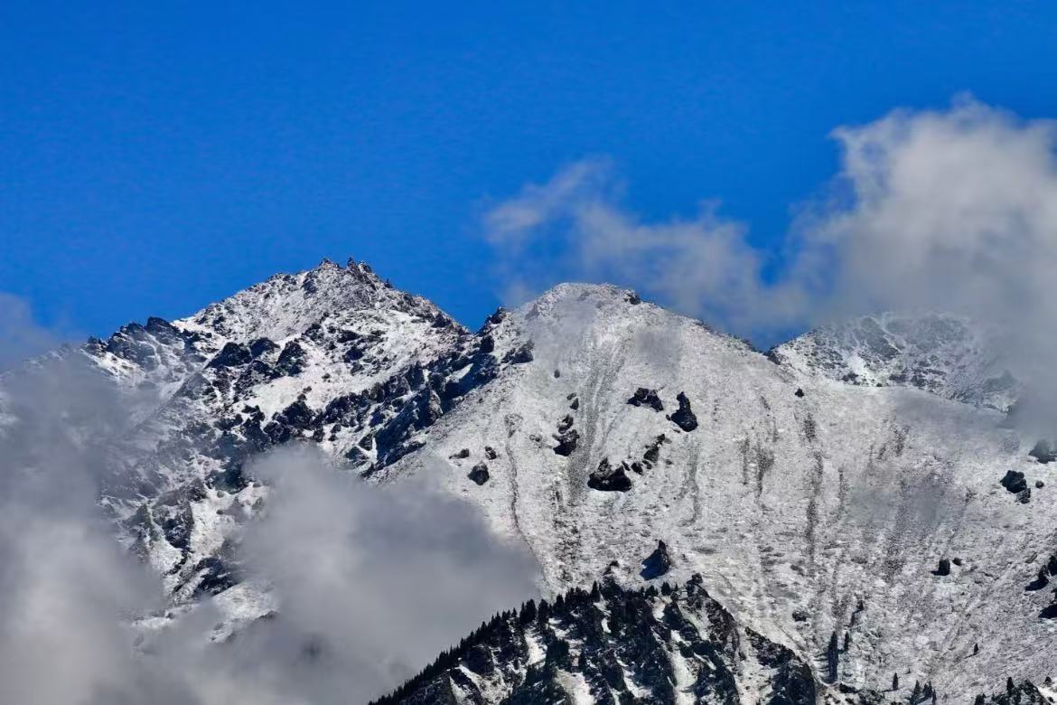 Heavenly Lake of the Tianshan Mountains